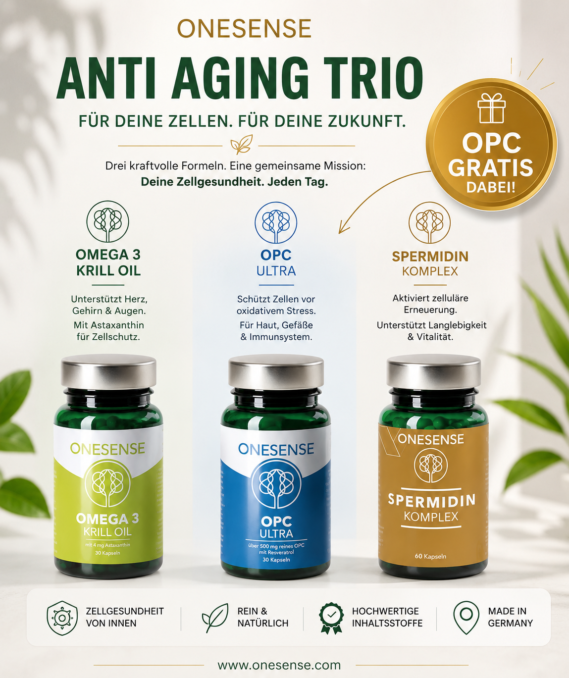 Anti Aging Trio with FREE OPC Ultra